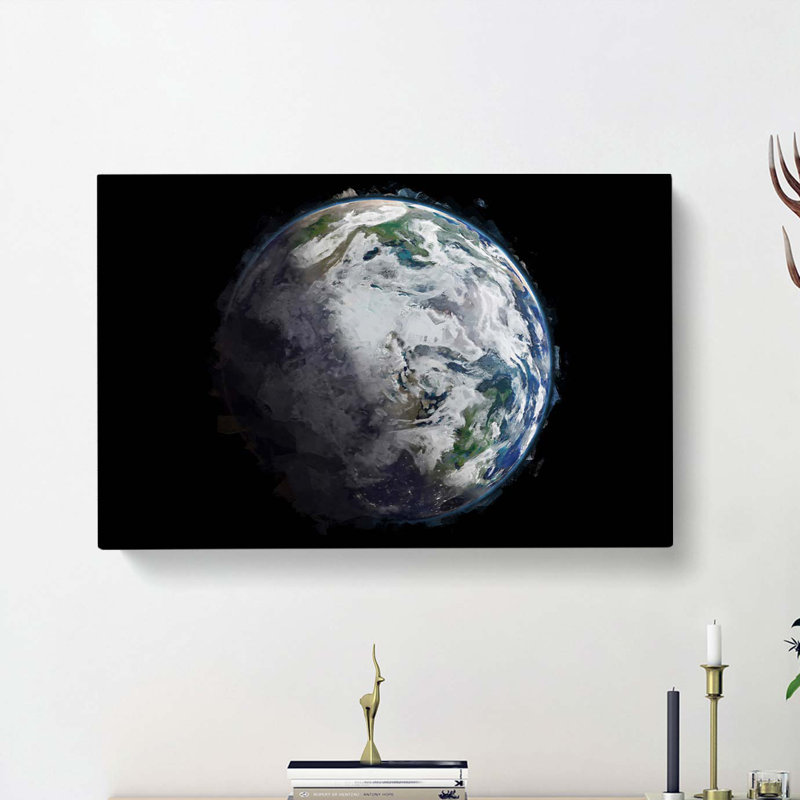 Our Magnificent Earth - Wrapped Canvas Print, 35cm H x 50cm W x 3cm D