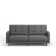 81.5" Amber-Square Arm Sleeper Sofa With 8-Button Tufting In MCM Vintage Design