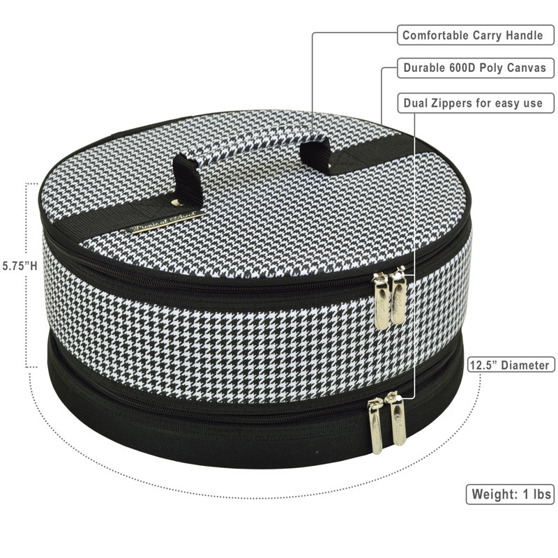 Houndstooth Food Storage Container