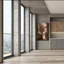 «Waterfall on a Rainy Day» par Balazs Solti, art mural sur toile-876186612