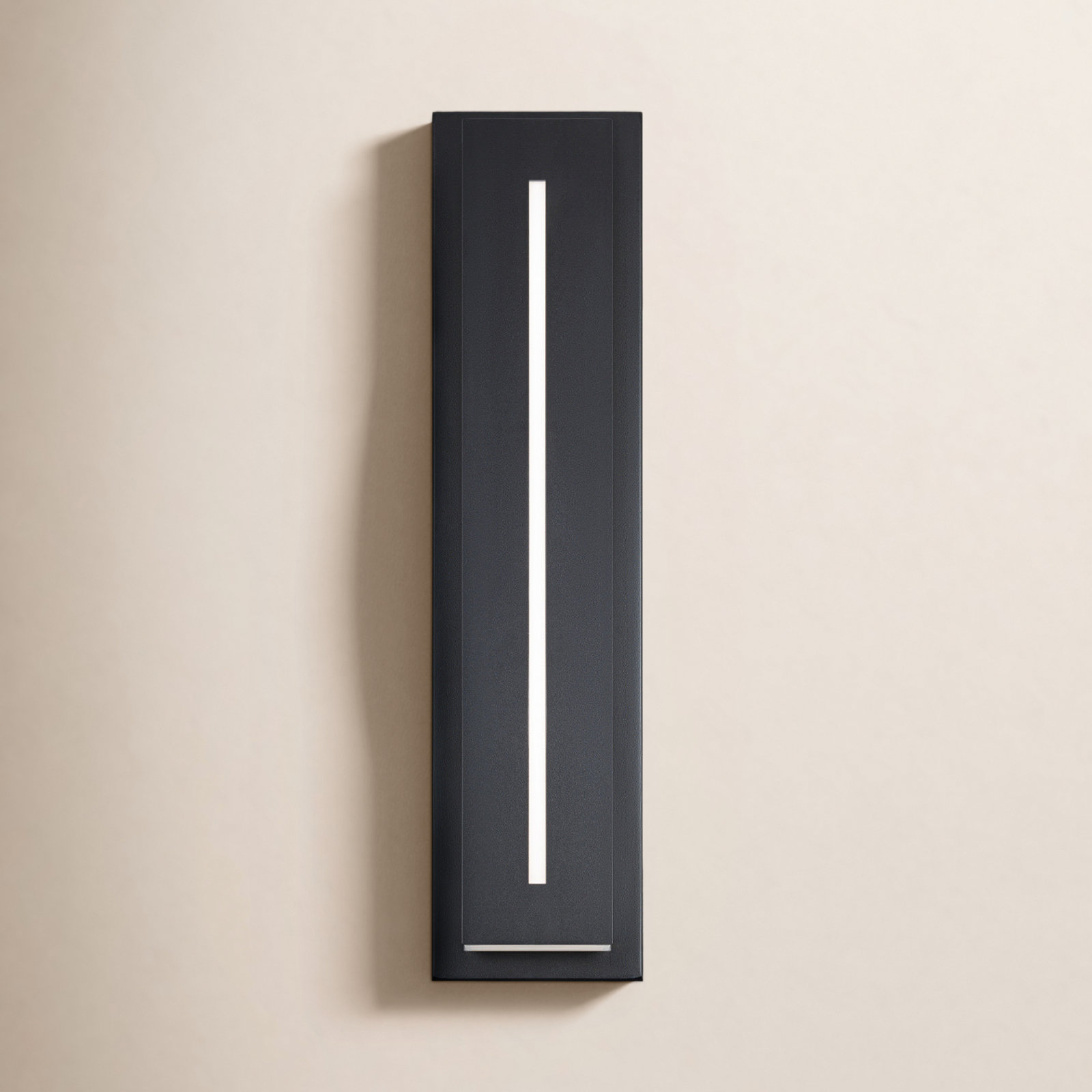 Midnight Outdoor LED Wall Light, 3500K, 26" H