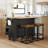 Micahel 2 - Person Solid Wood Top Four Leg Base Dining Set-1897147311-1897147310-1905669318