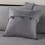Housse de lit de jour 6 en gris - imprimé à carreaux réversible avec housse, 3 taies décoratives et coussin décoratif 90% coton, 10% autre rembourrage en fibres, nettoyage des taches 6 pièces, chute de 17 pouces, mélange de coton-116011302