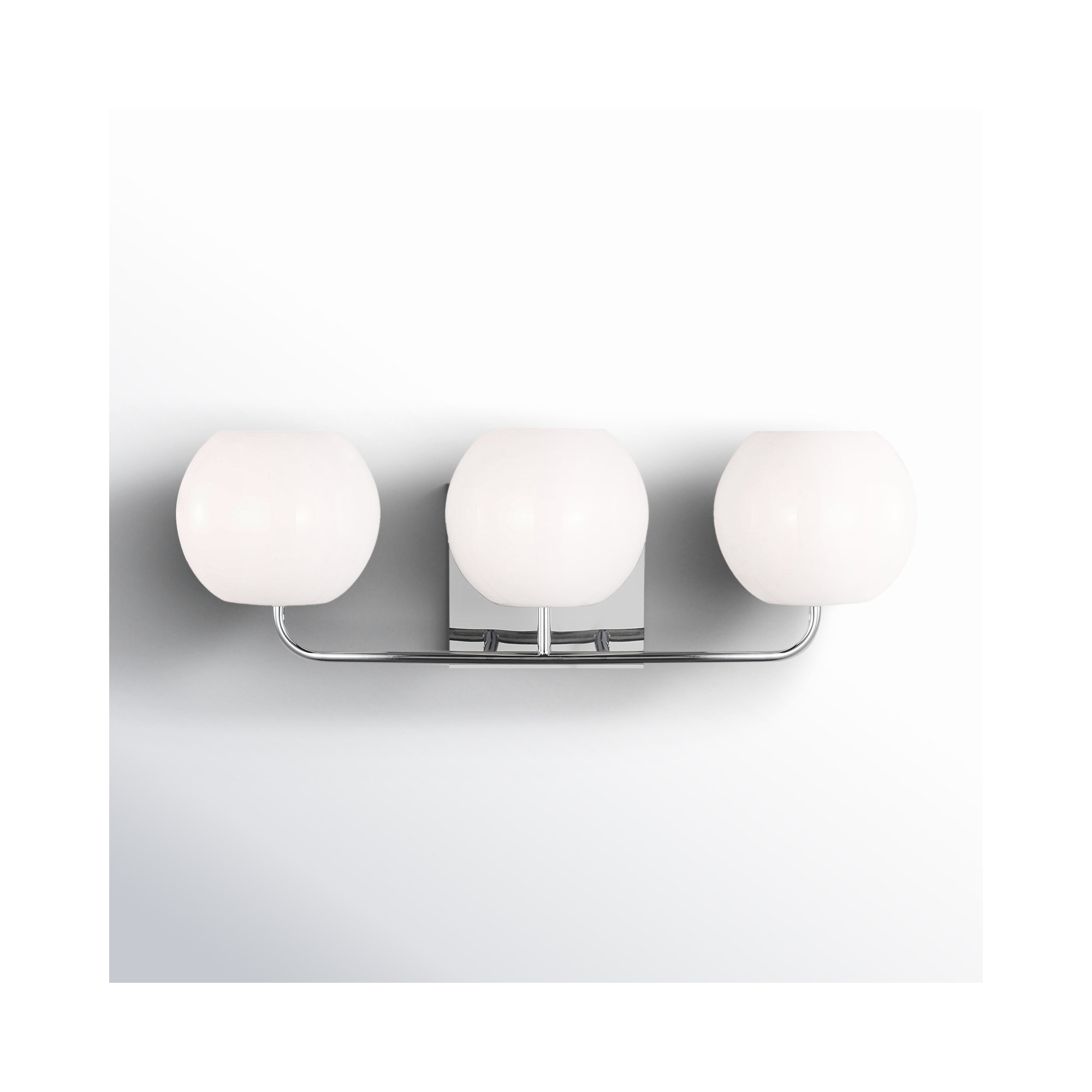 Jorund 3 Light Dimmable Vanity Light, No, Chrome