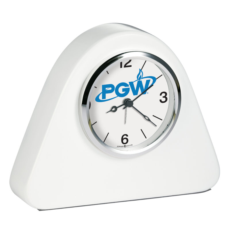 Horloge de table Howard Miller, Argent