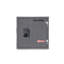 Coffre-fort de bureau de taille moyenne - coffre en acier robuste, ton gris, 11,84 po Mesure de la profondeur, 14,63 po de largeur, 16,24 po, hauteur de 58,06 lb, construction stable, teinte, indication, indication lourde