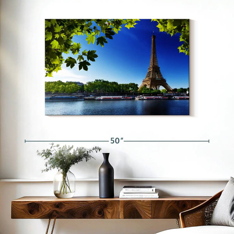 Kavia Iconic Eiffel Tower, 26" H x 39" W