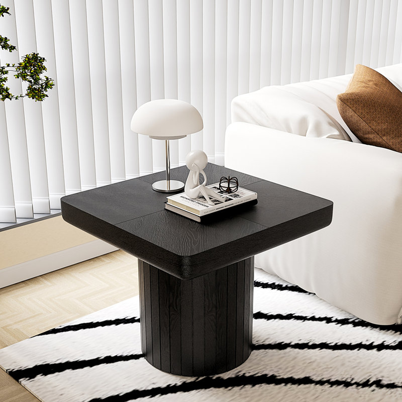 Ensemble de tables basses Modern Modern, H 19,68 po x L 23,62 po x l 23,62 po, Brun