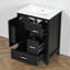 Meuble-lavabo simple 24 po avec plateau en céramique-622093000
