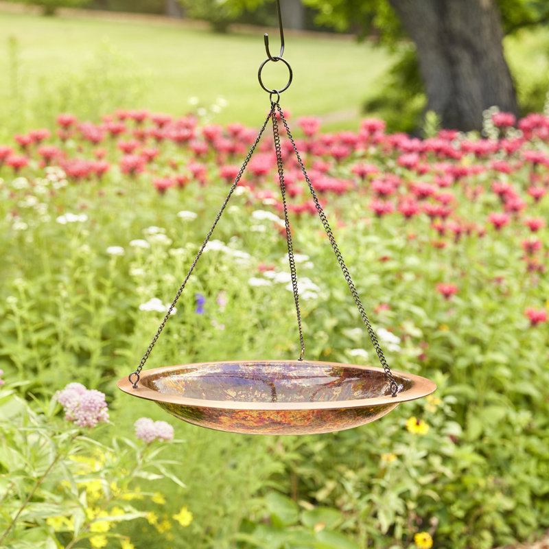 Lavendon Copper Hanging Birdbath