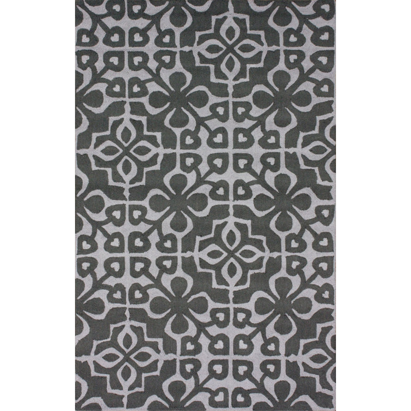 Tapis gris foncé Oneil Mika, 7 pi 7,2 po x 9 pi 6 po