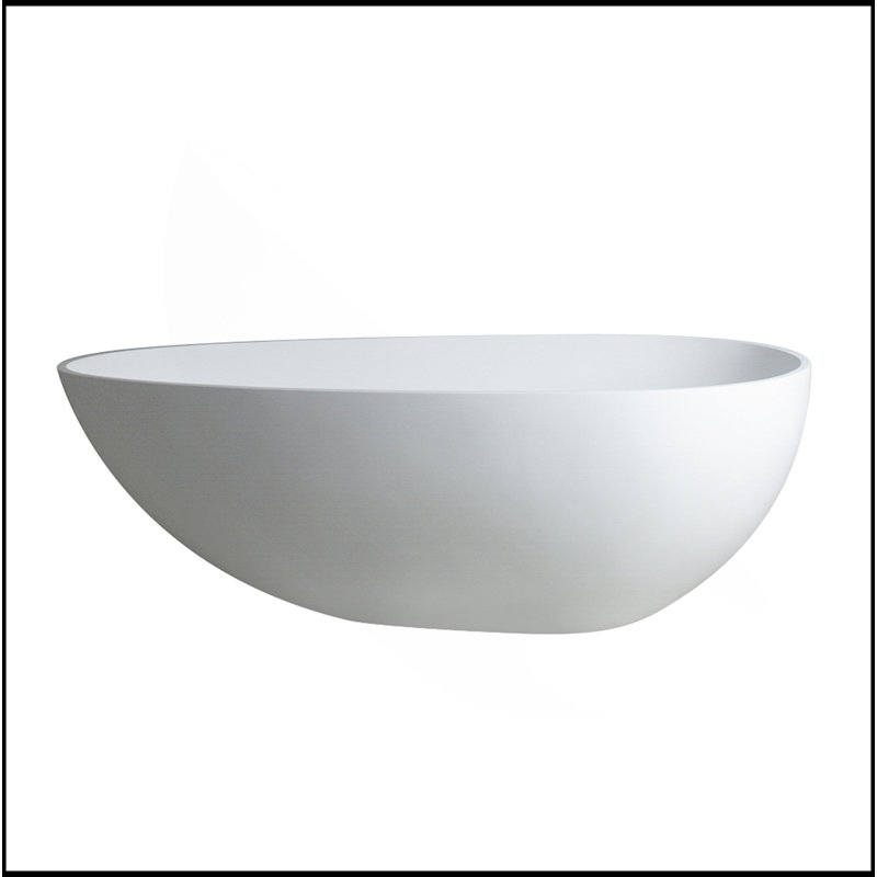 Baignoire autoportante de luxe avec conception ergonomique et isolation thermique pour une détente ultime