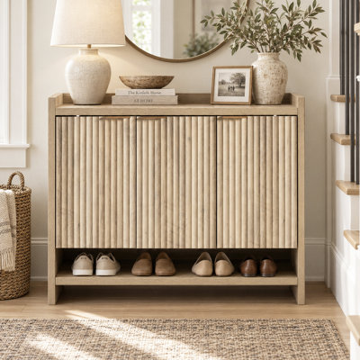 Nicolee 30 Pair Shoe Storage Cabinet