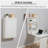 Wall-mounted foldable conversion desk, multi-functional floating office desk with storage shelf, white