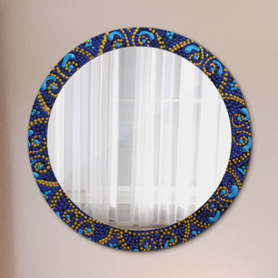 Huldar Glass Flat Wall Mirror