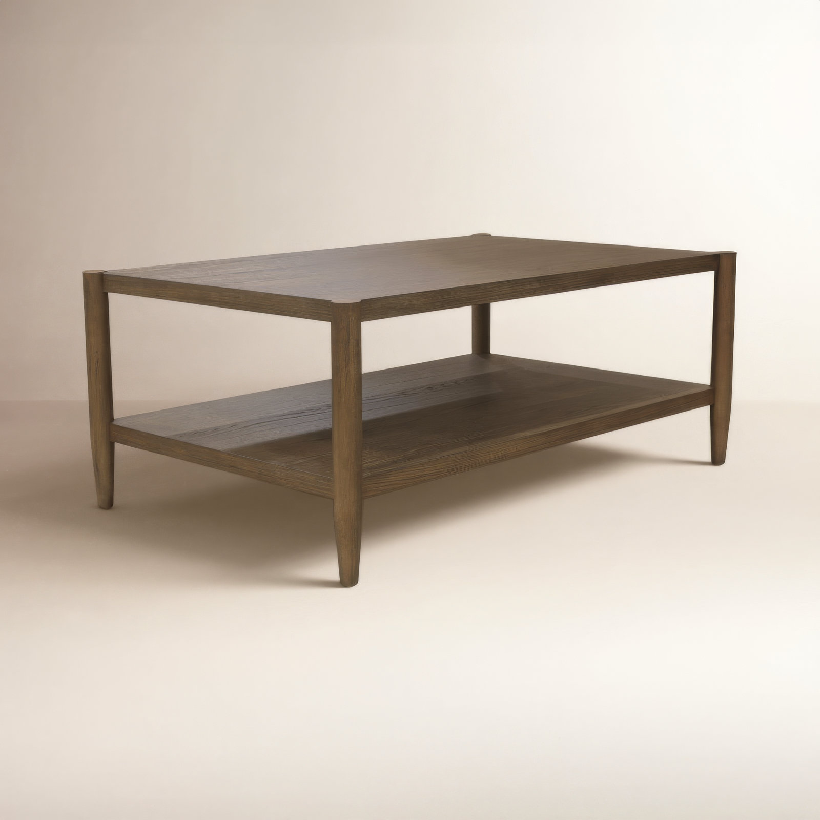 Reece 48" Rectangular Coffee Table, Walnut