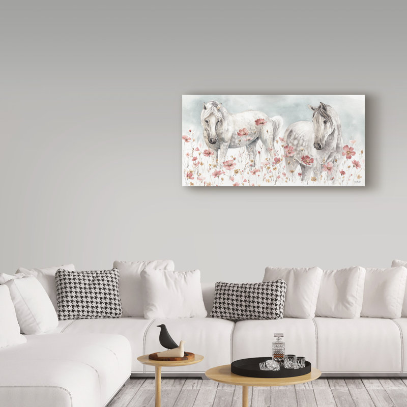 « wild horse iii »-impression sur toile, H 16 po x l 32 po x p 2 po