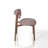 Houndstooth Upholstered Wood-look Metal Frame 2pc Dining Chairs-753061571-753061568