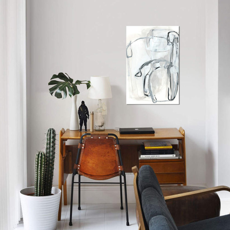 «Entanglements II», reproduction sur toile, H 12 po x l 8 po x P 0,75 po, Toile tendue, Pas de tapis