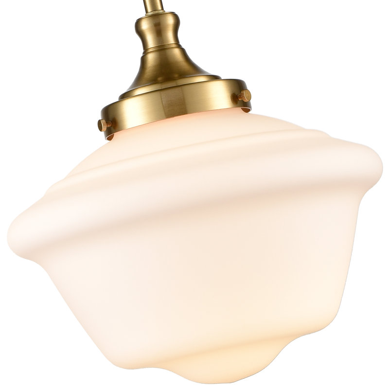 Luminaire suspendu 1 lumière, Laiton doré