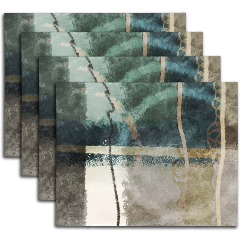 Napperon abstrait en polyester