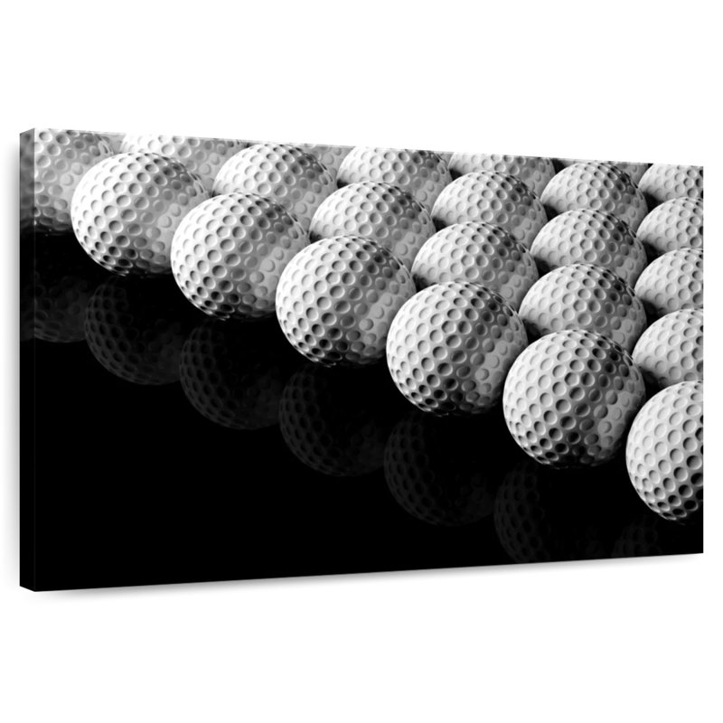 Sireci Rows Of Golf Balls, 34" H x 51" W
