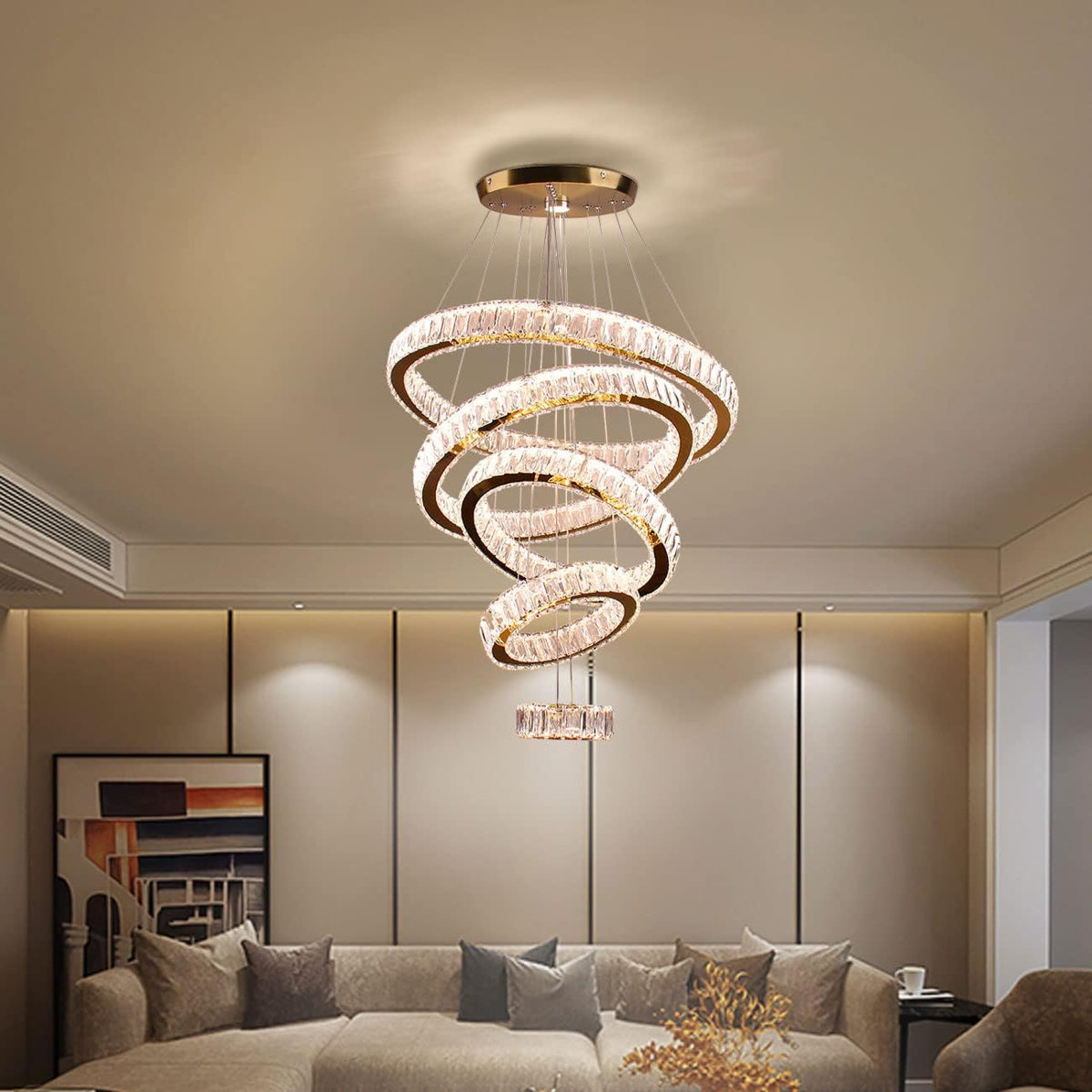 HIgh End Bedroom Furniture - Crystal Chandelier