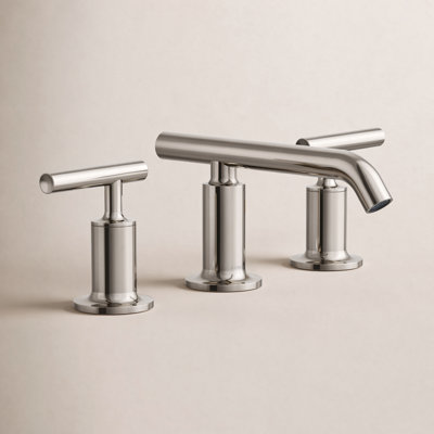 Purist 3-Hole Widespread Faucet with Drain