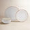 Hub Stoneware Dinnerware Set - Service for 4