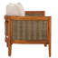 Amanda Solid Acacia Wood Outdoor Sofa