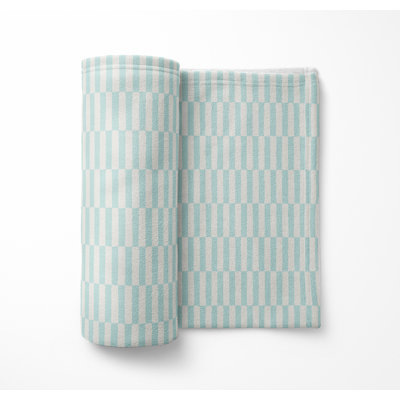 Off Stripe Velveteen Fleece Blanket