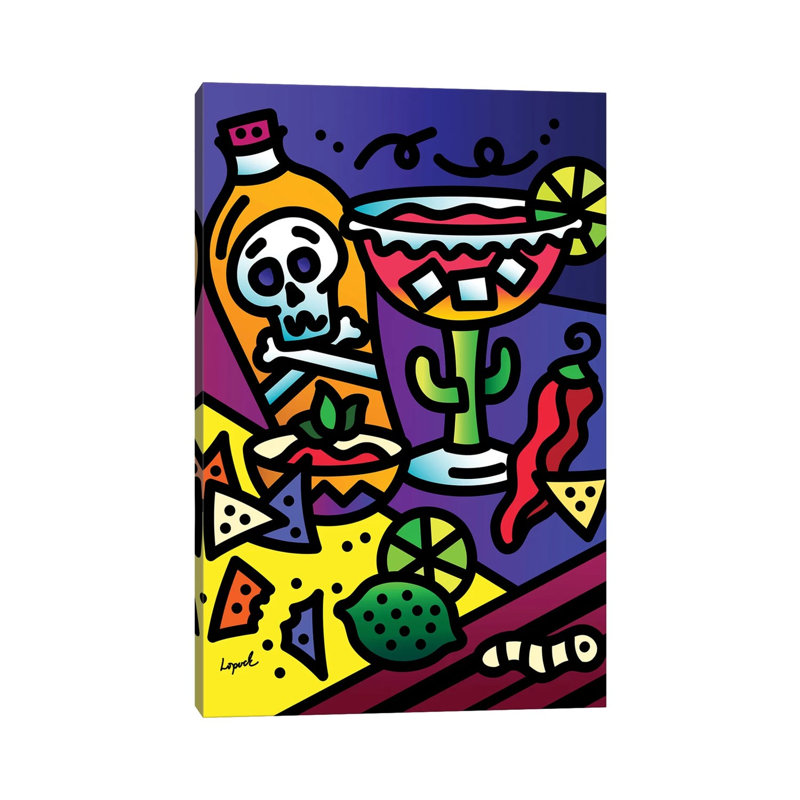 Margarita Night by Lisa Lopuck - Wrapped Canvas Print, 101.6 cm H x 66.04 cm W x 1.91 cm D