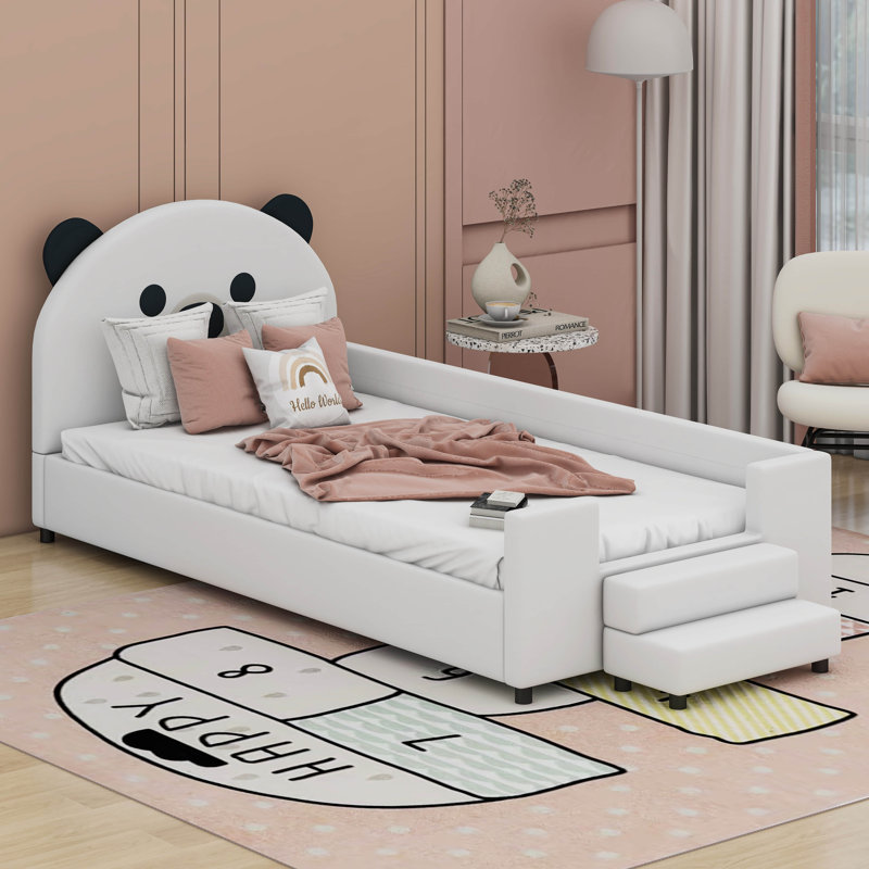 Lit avec rangement, Blanc