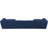 Callister Upholstered L-Shaped Sectional with Ottoman Reversible-458584632
