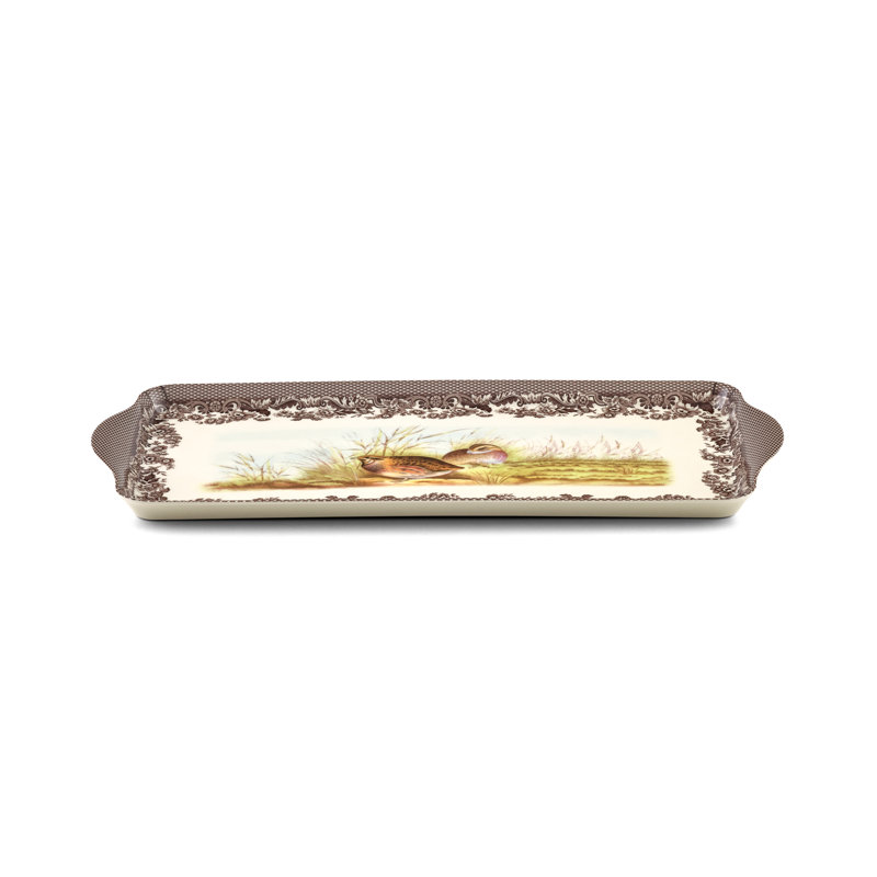 Pimpernel Woodland Melamine Sandwich Tray 15.1 X6.5"