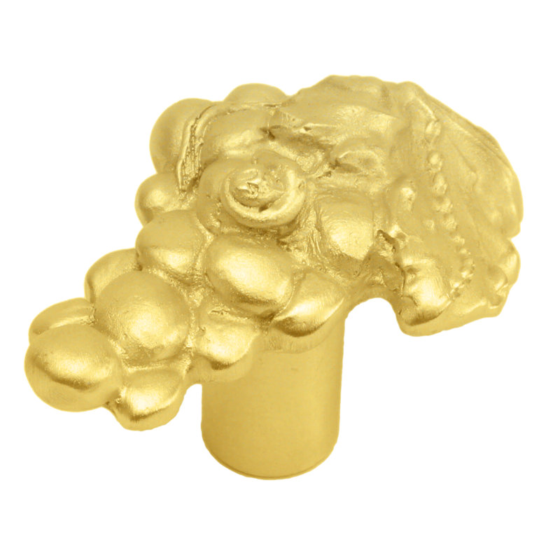 Bacchus grand bouton droit , Doré