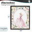 Cadre flottant Graceful Princess Love, design par Christine Simpson Art-646222008-646222014
