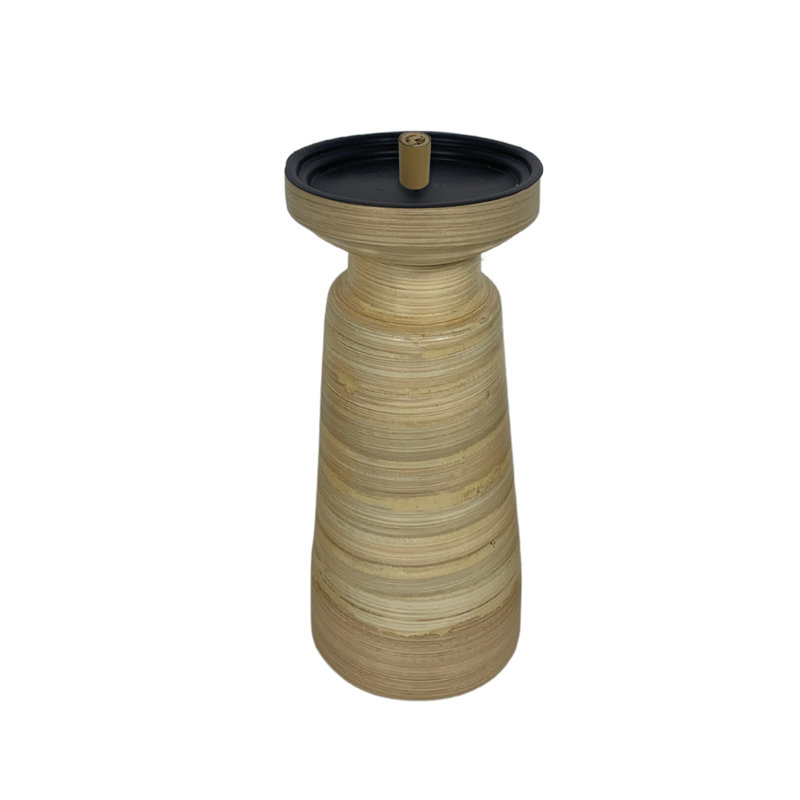 Porte-bougie pour bougies pilier, H 7,9 po x l 3,9 po x P 3,9 po