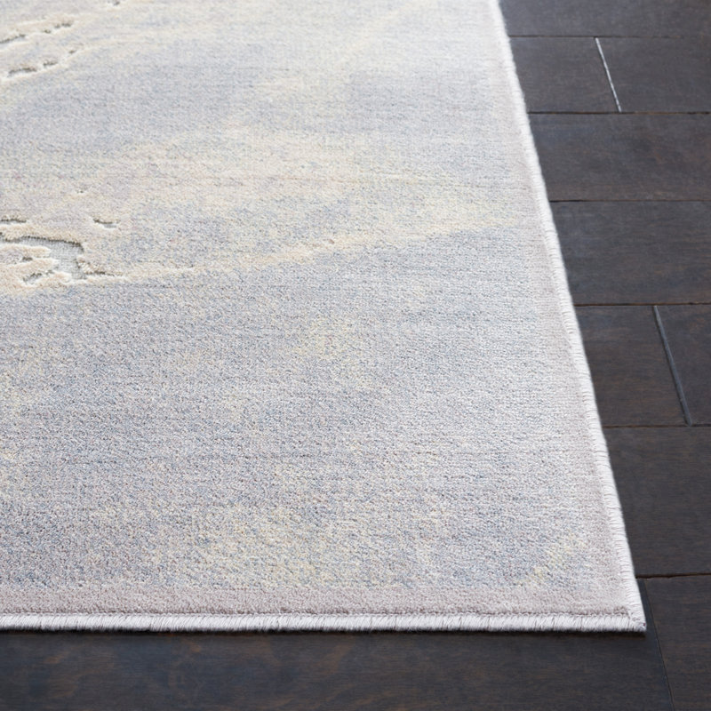 Ceryss Paradise Performance Abstract Rug, Rectangle 5'3" x 7'6"