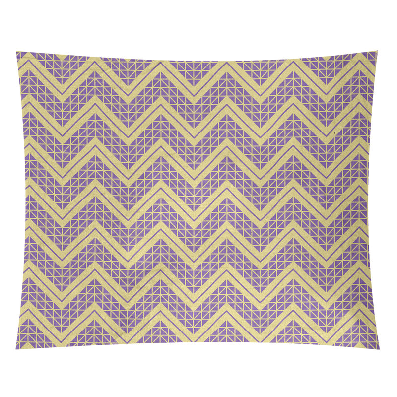 Tapisserie Stephenie, H 68 po x l 80 po, Jaune / Mauve
