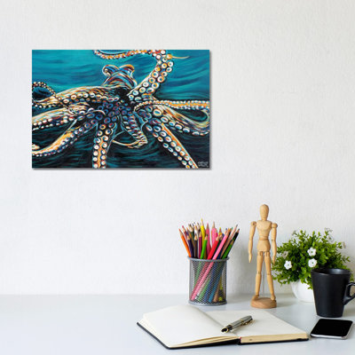 Wild Octopus II by Carolee Vitaletti - Wrapped Canvas Print