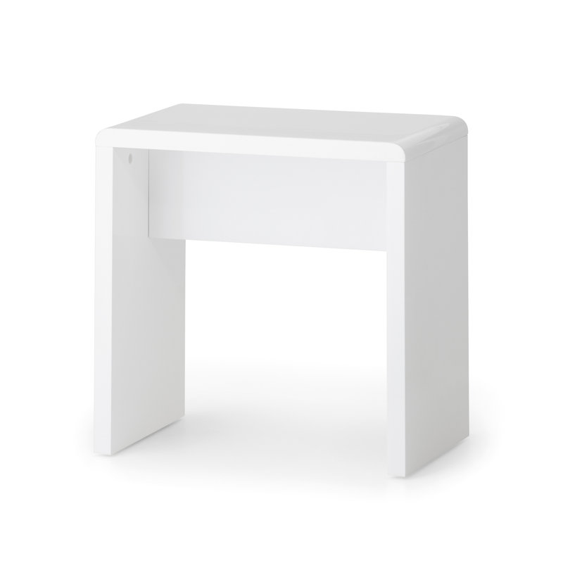 Manufactured Wood Accent Stool, White