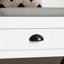31 unités de rangement pour couloir: portemanteau avec 2 tiroirs, 4 sièges et siège rembourré, porte-chaussures en bois blanc