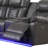 Briege Faux Leather Power Reclining Curved Sectional Symmetrical-607183704