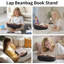 Support pour livres Lap Bean Bag, support pour oreiller de lecture mains libres