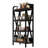 56.21'' 4 - Level Bakers Rack For Bedroom, Kitchen, And Bathroom Storage, With Reinforced Edges, Smooth Assembly, Space Optimization Four Metal Wooden Shelving Unit Garage, Slip Surfaces,