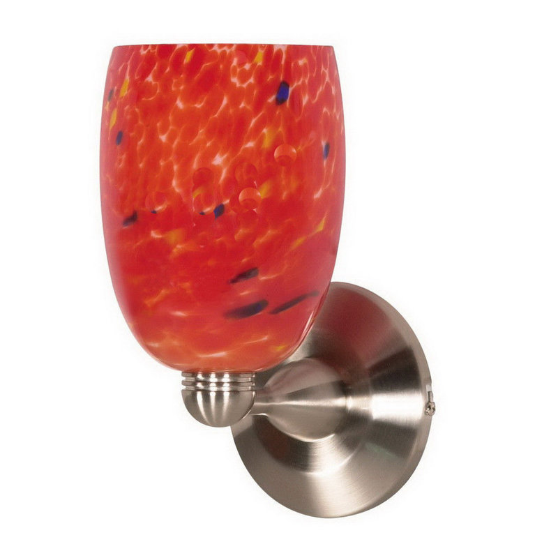Appliquee à bras 1 lumières Seese, Lave en fusion