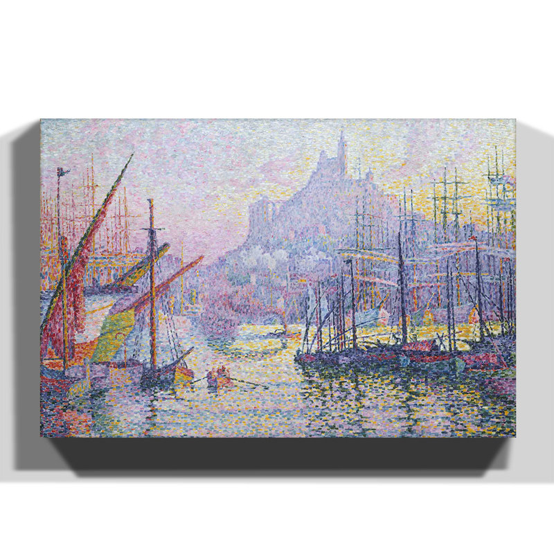 Paul Signac - Wrapped Canvas Painting, 70cm H x 100cm W