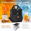 12l 16can Lunch Box For Men Women Double Deck Lunch Bag, Medium Insulated Soft Cooler Bag, Leakproof Soft Meal Prep Lunch Tote With Shoulder Strap For Adults For Work/picnic/school, Black