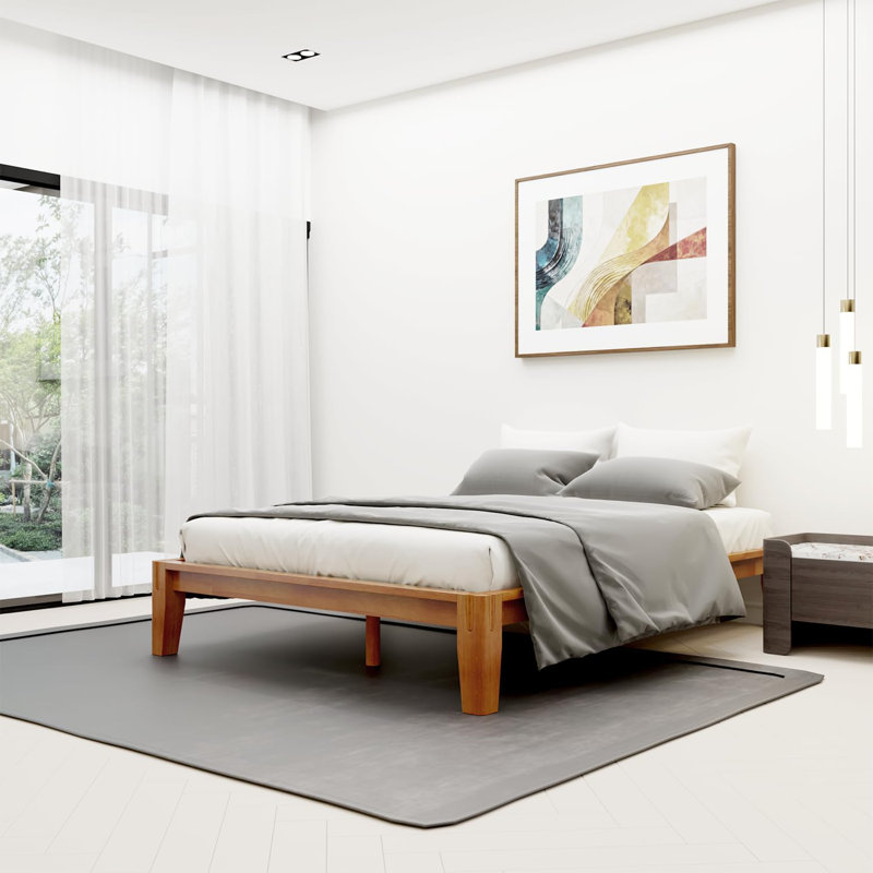 Solid Wood Bed, European Single (90 x 200 cm)